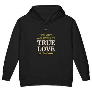 i caught a glimpse of true love toddler fleece pullover hoodie